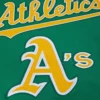 Oakland athletics retro classic wool leather varsity jacket green 5