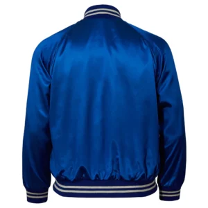 Oakland oaks 1950 authentic royal blue satin varsity jacket