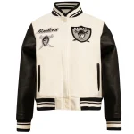 Las Vegas Raiders Retro Classic Women's Wool/Leather Jacket