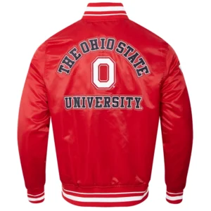 Ohio state buckeyes classic red jacket
