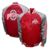 Ohio state buckeyes franchise club the game satin varsity jacket 4