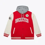 Ohio State Buckeyes Sideline Red/Cream Hooded Jacket