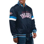 Oklahoma City Thunder Home Game Navy Satin Jacket