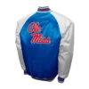Ole miss rebels franchise club the game satin varsity jacket 1