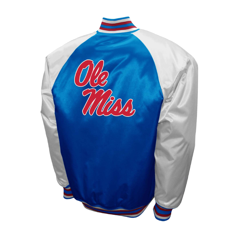 Ole miss rebels franchise club the game satin varsity jacket 1