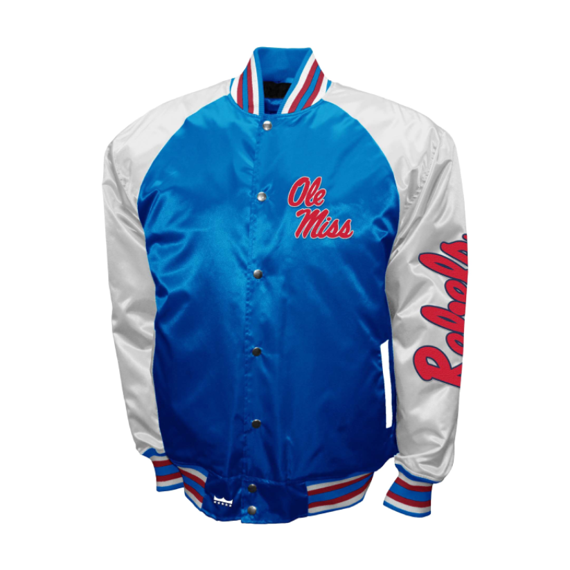 Ole miss rebels franchise club the game satin varsity jacket 2