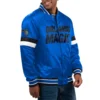 Orlando magic home game satin varsity jacket blue 1