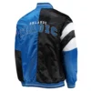 Orlando magic leader satin varsity jacket black blue 1