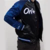 Orlando magic tough season black varsity jacket