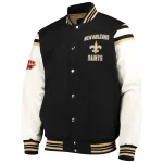 New Orleans Saints Victory Formation Commemorative Wool/Leather Jacket