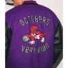 Ovo toronto raptors black purple jacket