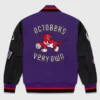 Ovo toronto raptors wool varsity jacket