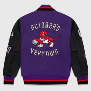 Ovo toronto raptors wool varsity jacket