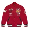 Ovo x nba heat varsity jacket 1 1