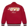 Ovo x nba heat varsity jacket 2 1