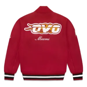 Ovo x nba heat varsity jacket 2 1