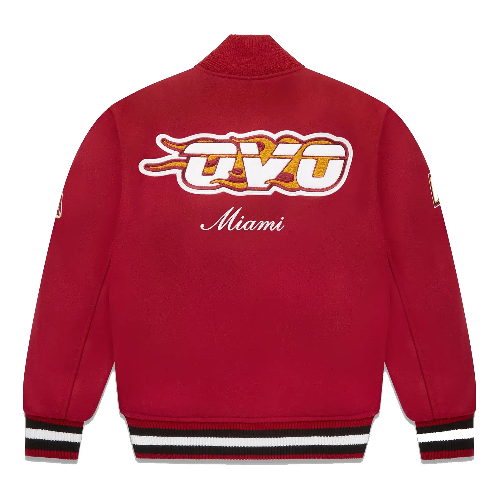 Ovo x nba heat varsity jacket 2 1