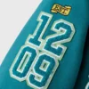 Ovo x stanford campus teal blue patch logo