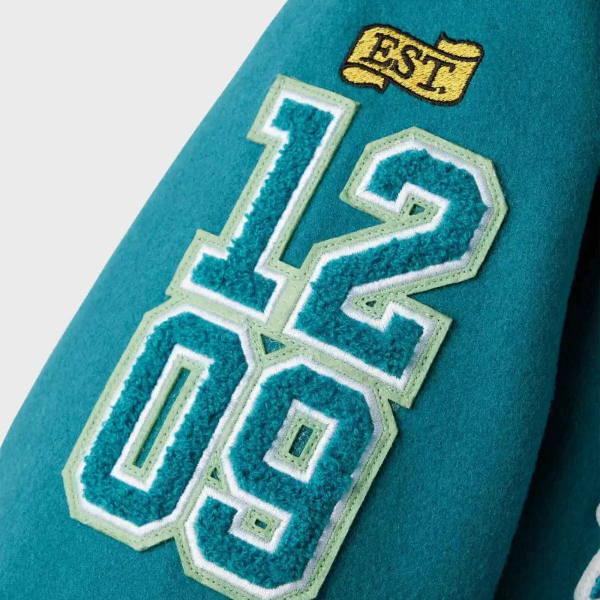 Ovo x stanford campus teal blue patch logo