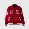 Ovo x stanford campus varsity jacket