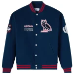 OVO X Uconn Huskies Campus Navy Cotton Jacket
