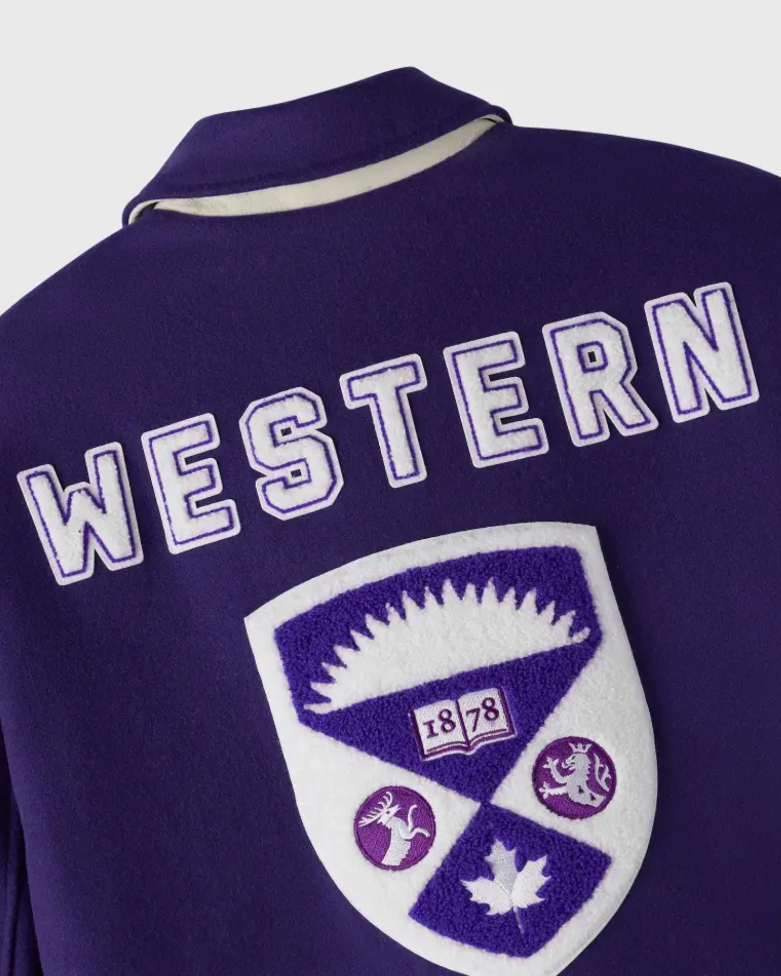 Ovo x western campus back team patch logo