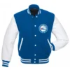 Philadelphia 76ers letterman wool leather varsity jacket bluewhite 1 1