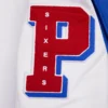 Philadelphia 76ers mashup wool leather varsity jacket blue white