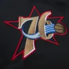 Philadelphia 76ers og 20 full snap satin varsity jacket 1
