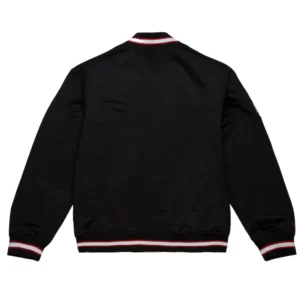 Philadelphia 76ers og 20 full snap satin varsity jacket 2