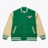 Philadelphia eagle team traditions full snap varsity jacket