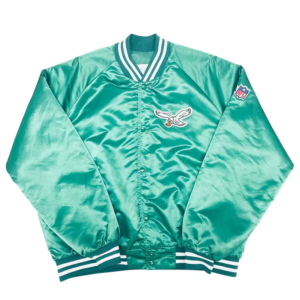 Philadelphia eagles 1980s bomber satin jacket
