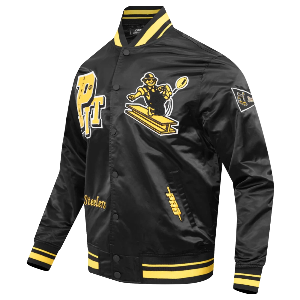 Philadelphia eagles best of mens black satin jacket