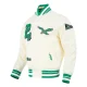 Philadelphia eagles best of mens cream varsity jacket