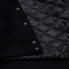 Philadelphia eagles black walk the tunnel wool jacket inner view
