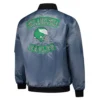 Philadelphia eagles charcoal bomber full zip jacket