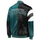 Philadelphia eagles leader satin varsity jacket black green 1