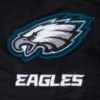 Philadelphia eagles logo select black nylon jacket