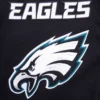 Philadelphia eagles mashup wool leather varsity jacket black 3