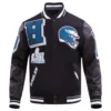 Philadelphia eagles mashup wool leather varsity jacket black 9
