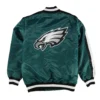 Philadelphia eagles o line full snap green jacket
