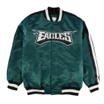Philadelphia Eagles O-Line Green Satin Jacket
