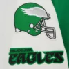 Philadelphia eagles old english wool leather varsity jacket greenwhite 2 1