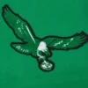 Philadelphia eagles old english wool leather varsity jacket greenwhite 3 1