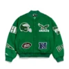 Philadelphia eagles pennant green wool jacket 1