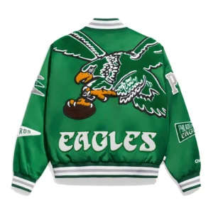 Philadelphia eagles pennant green wool jacket