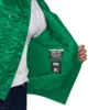Philadelphia eagles silver tab trucker varsity satin jacket green 00 4