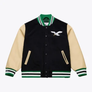 Philadelphia eagles team traditions black jacket