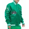 Philadelphia eagles vintage old english rib satin jacket green 4 scaled 1
