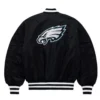 Philadelphia eagles x alpha x new era ma 1 bomber varsity jacket black 1 1